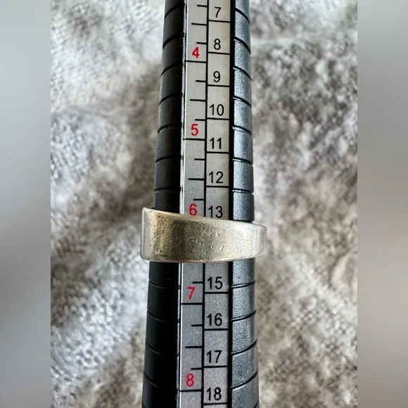 Vintage Anna Greta Eker Silver Modernist ‘Jester’ Sterling Silver Ring - Picture 8 of 15